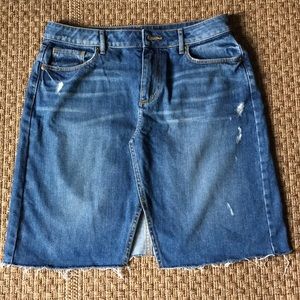 Loft denim skirt